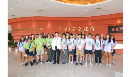 美國青少年交流營走進安惠園，開啟靈芝科普研學之旅